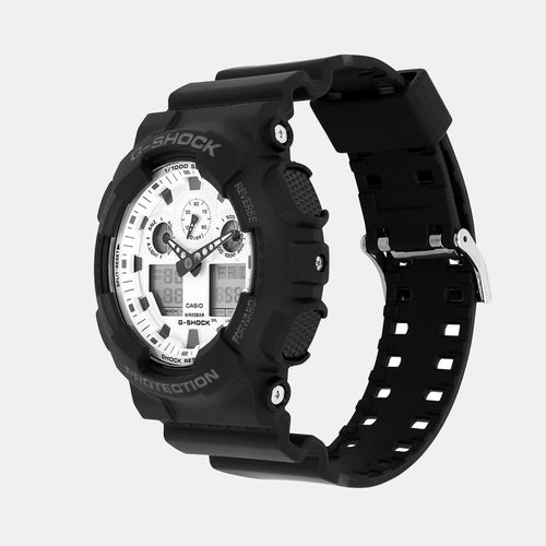 G-Shock Men Quartz White Dial Analog-Digital Resin Watch G1635