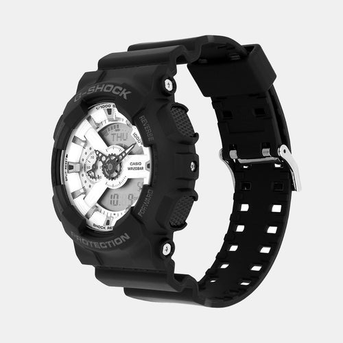 G-Shock Men Quartz White Dial Analog-Digital Resin Watch G1636