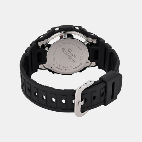 G-Shock Men Quartz Black Dial Digital Resin Watch G1660