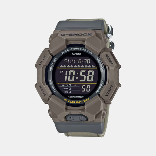 G-Shock Men Quartz Black Dial Digital Fabric Watch G1672