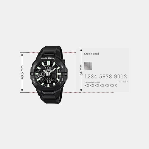 G-Shock Men Quartz Black Dial Analog-Digital Resin Watch G1709