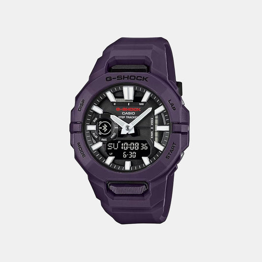 G-Shock Men Quartz Purple Dial Analog-Digital Resin Watch G1710