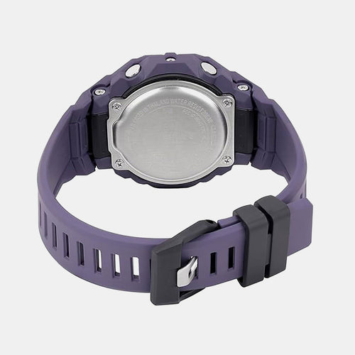 G-Shock Men Quartz Purple Dial Analog-Digital Resin Watch G1710