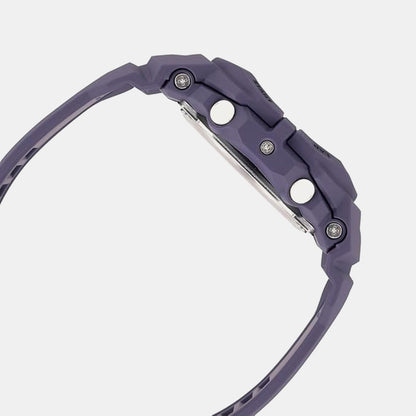 G-Shock Men Quartz Purple Dial Analog-Digital Resin Watch G1710