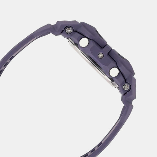G-Shock Men Quartz Purple Dial Analog-Digital Resin Watch G1710