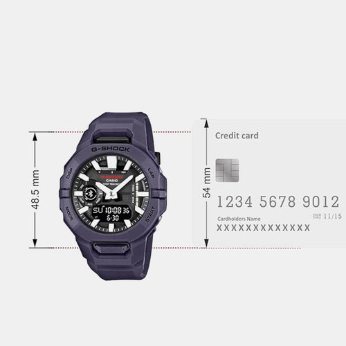 G-Shock Men Quartz Purple Dial Analog-Digital Resin Watch G1710