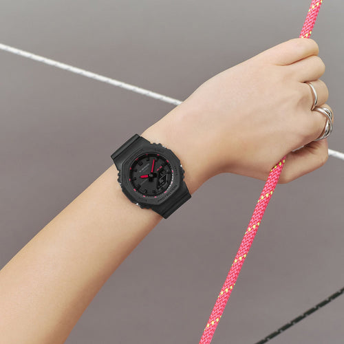 G-Shock Women Quartz Black Dial Analog-Digital Resin Watch G1718