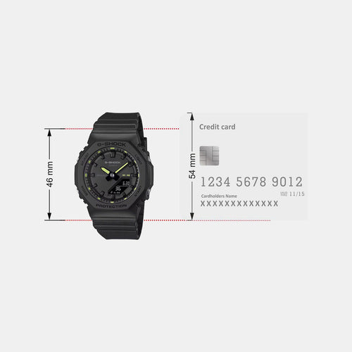 G-Shock Women Quartz Black Dial Analog-Digital Resin Watch G1719