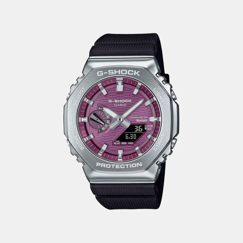 G-Shock Men Quartz Wine Dial Analog-Digital Resin Watch G1735