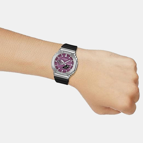 G-Shock Men Quartz Wine Dial Analog-Digital Resin Watch G1735