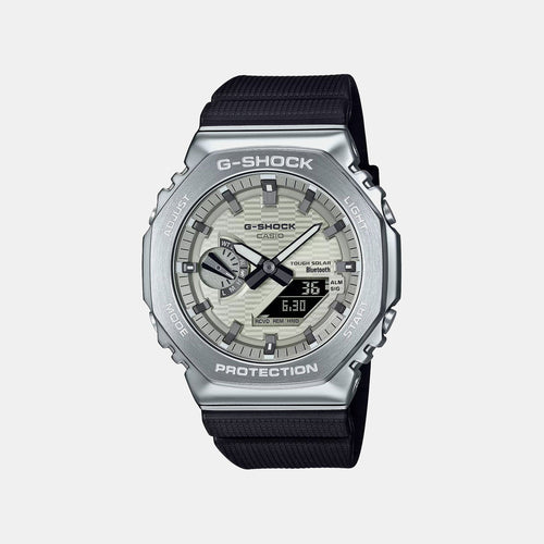 G-Shock Men Solar Yellow Dial Analog-Digital Resin Watch G1736
