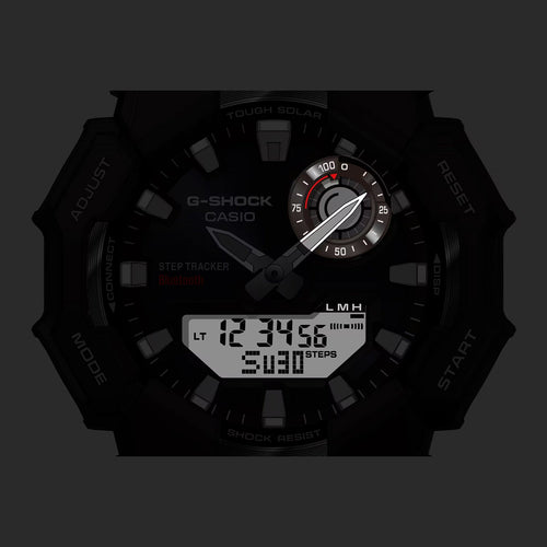 G-Shock Men Solar Green Dial Analog-Digital Resin Watch G1756