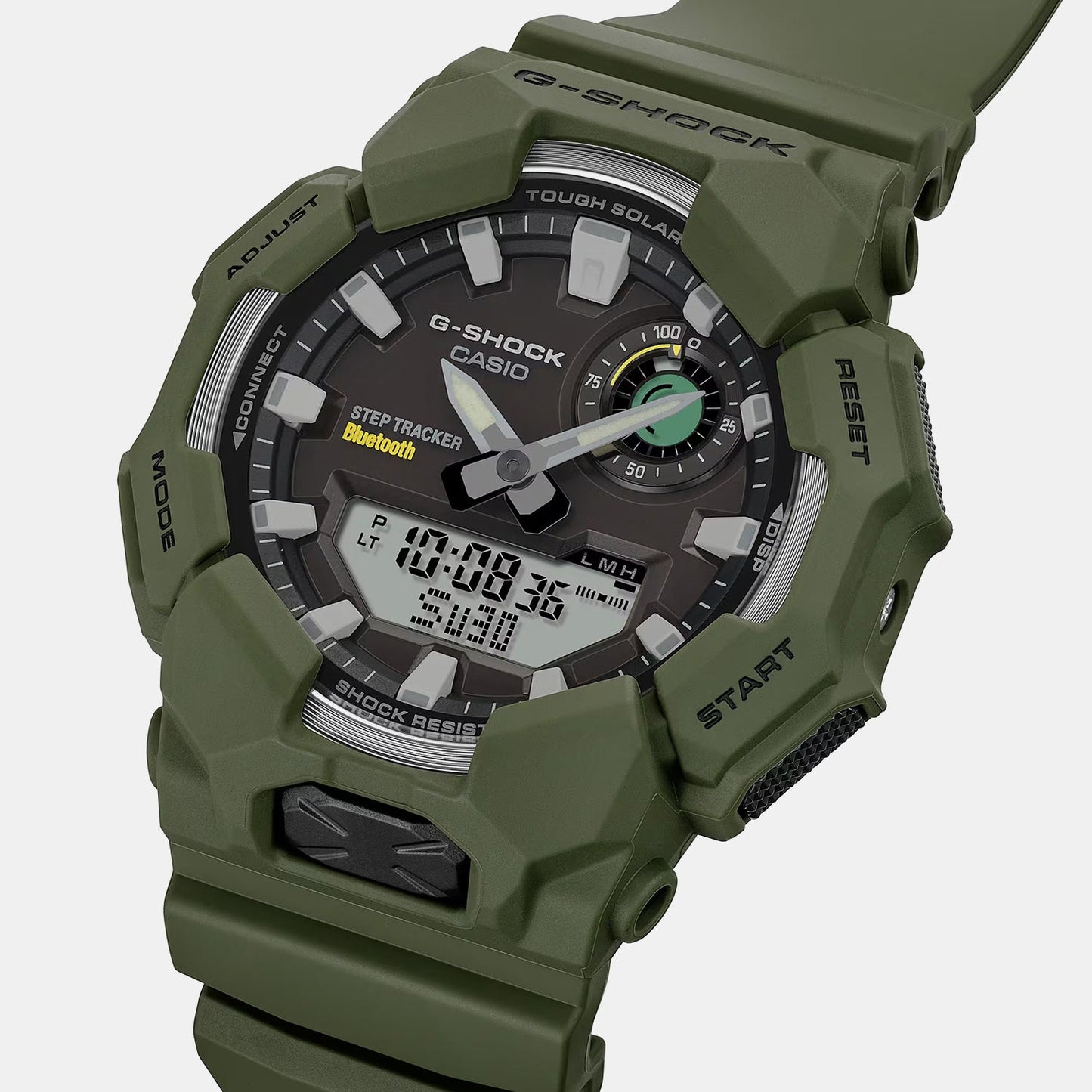 G-Shock Men Solar Green Dial Analog-Digital Resin Watch G1756