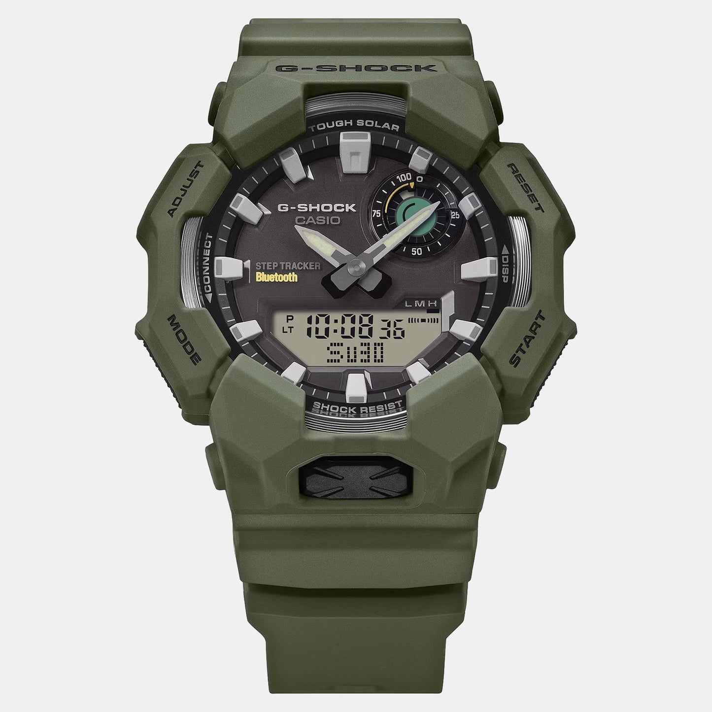 G-Shock Men Solar Green Dial Analog-Digital Resin Watch G1756