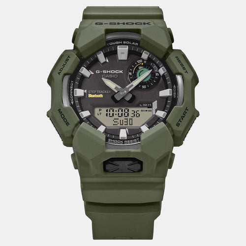 G-Shock Men Solar Green Dial Analog-Digital Resin Watch G1756