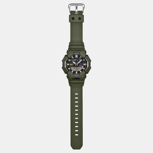 G-Shock Men Solar Green Dial Analog-Digital Resin Watch G1756