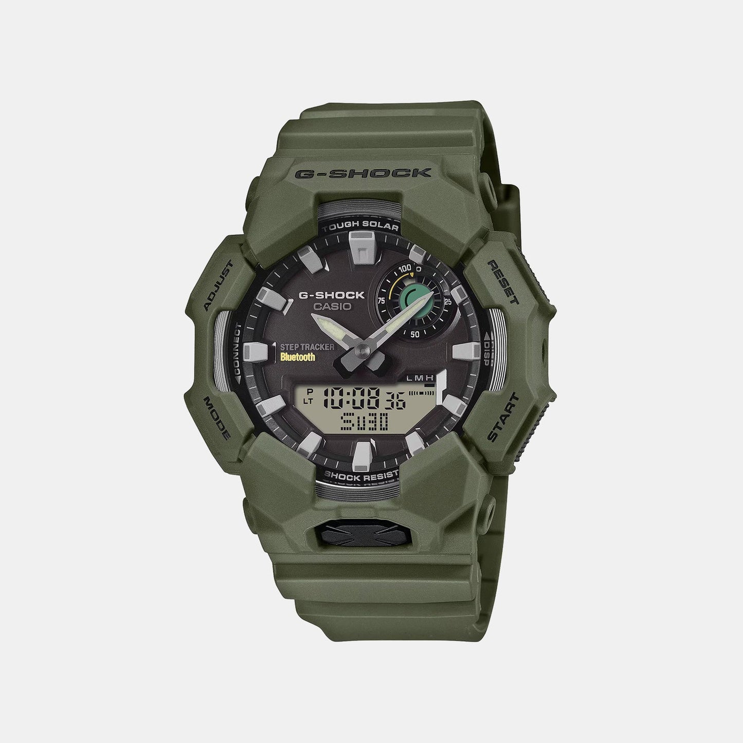 G-Shock Men Solar Green Dial Analog-Digital Resin Watch G1756