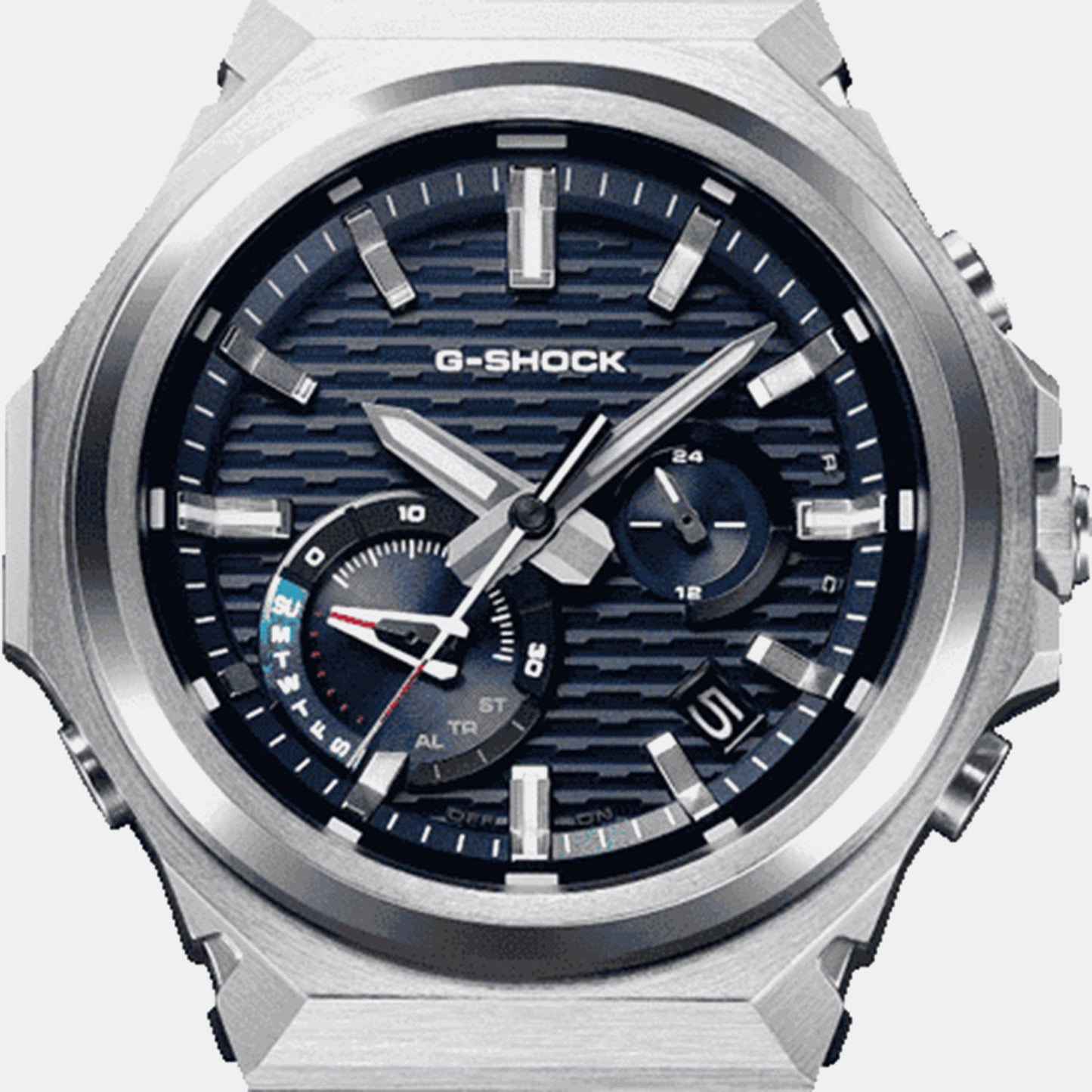 G-Shock Men Solar Blue Dial Chronograph Stainless Steel Watch G1771