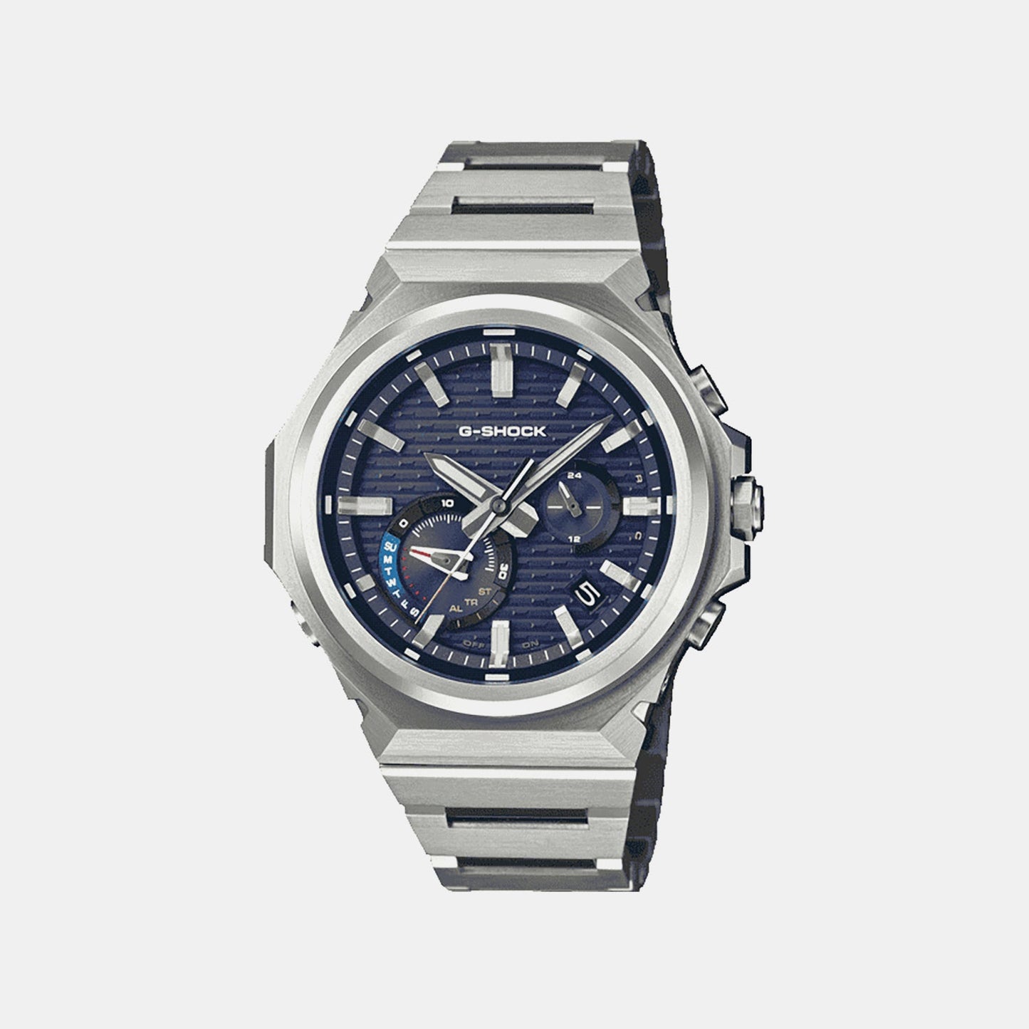 G-Shock Men Solar Blue Dial Chronograph Stainless Steel Watch G1771