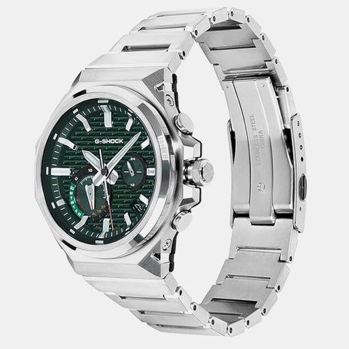 G-Shock Men Solar Green Dial Chronograph Stainless Steel Watch G1772
