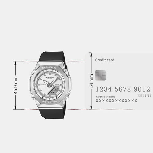 G-Shock Women Quartz White Dial Analog-Digital Resin Watch G1782