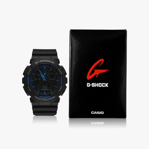G-Shock Men Quartz Blue Dial Analog-Digital Resin Watch G271