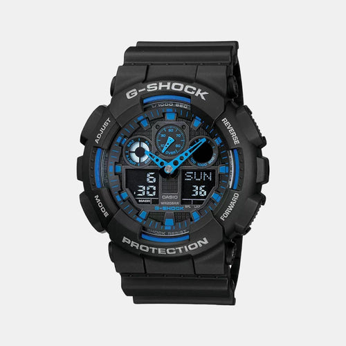 G-Shock Men Quartz Blue Dial Analog-Digital Resin Watch G271