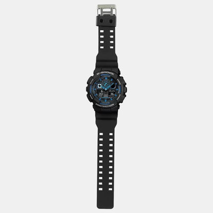 G-Shock Men Quartz Blue Dial Analog-Digital Resin Watch G271