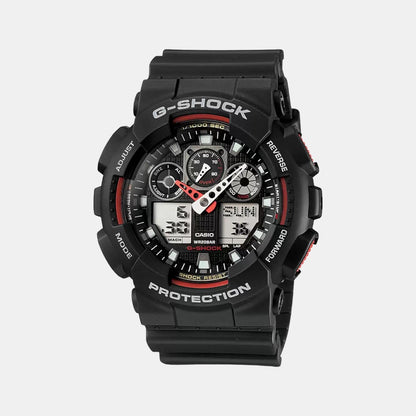G-Shock Men Quartz Black Dial Analog-Digital Resin Watch G272
