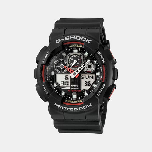 G-Shock Men Quartz Black Dial Analog-Digital Resin Watch G272