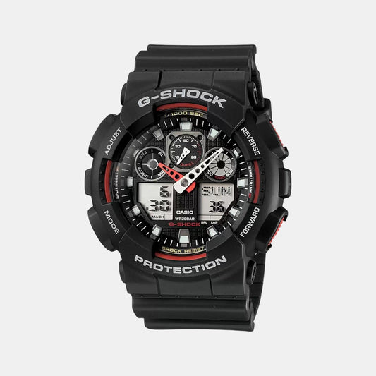 G-Shock Men Quartz Black Dial Analog-Digital Resin Watch G272