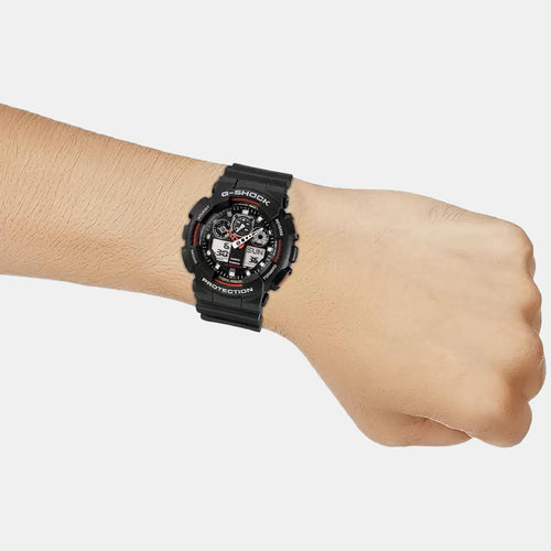 G-Shock Men Quartz Black Dial Analog-Digital Resin Watch G272