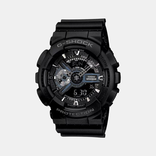 G-Shock Men Quartz Black Dial Analog-Digital Resin Watch G317