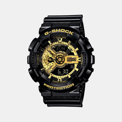 G-Shock Men Quartz Gold Dial Analog-Digital Resin Watch G339