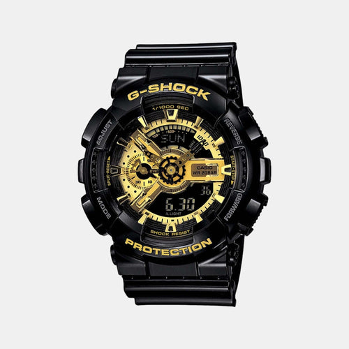 G-Shock Men Quartz Gold Dial Analog-Digital Resin Watch G339