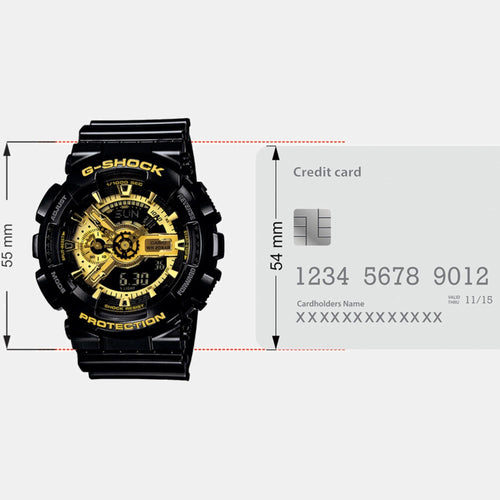 G-Shock Men Quartz Gold Dial Analog-Digital Resin Watch G339