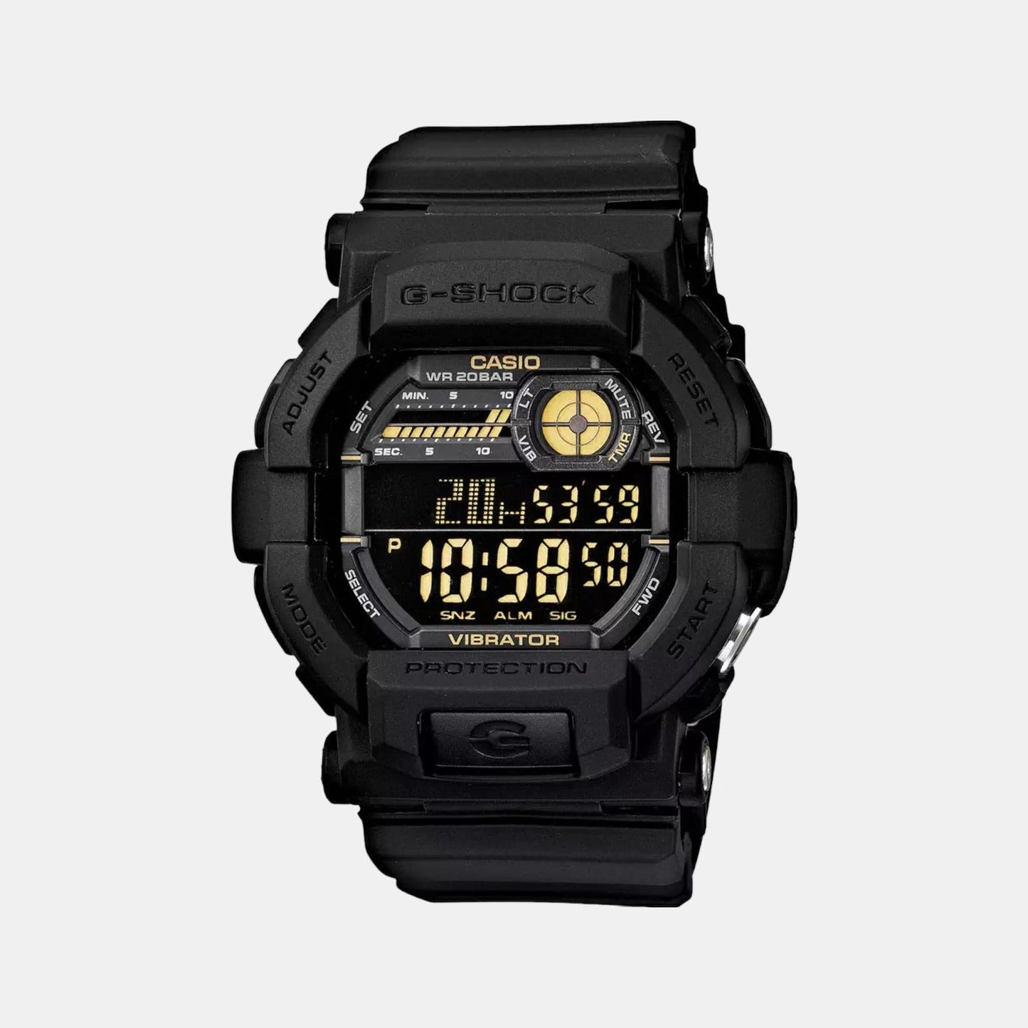 G-Shock Men Quartz Grey Dial Digital Resin Watch G441