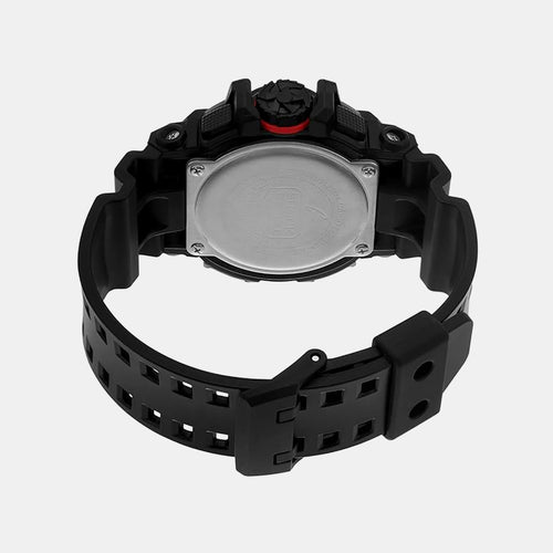 G-Shock Men Quartz Black Dial Analog-Digital Resin Watch G566