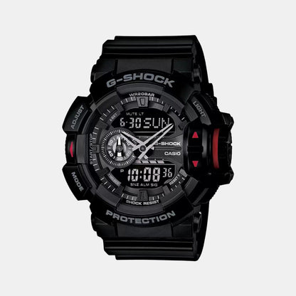 G-Shock Men Quartz Black Dial Analog-Digital Resin Watch G566