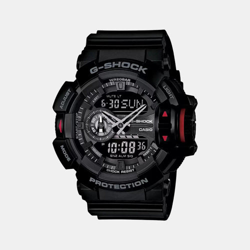 G-Shock Men Quartz Black Dial Analog-Digital Resin Watch G566