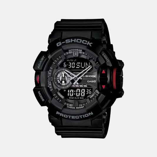 G-Shock Men Quartz Black Dial Analog-Digital Resin Watch G566