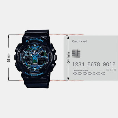 G-Shock Men Quartz Black Dial Analog-Digital Resin Watch G625