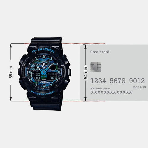 G-Shock Men Quartz Black Dial Analog-Digital Resin Watch G625