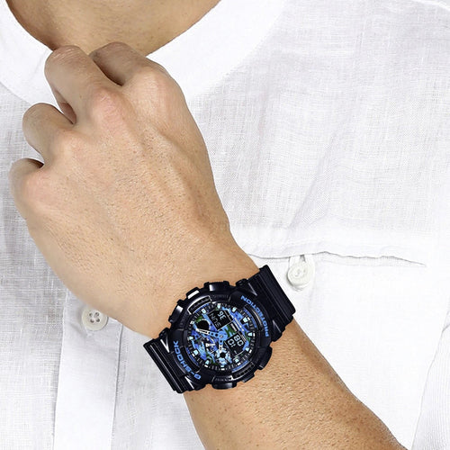 G-Shock Men Quartz Black Dial Analog-Digital Resin Watch G625