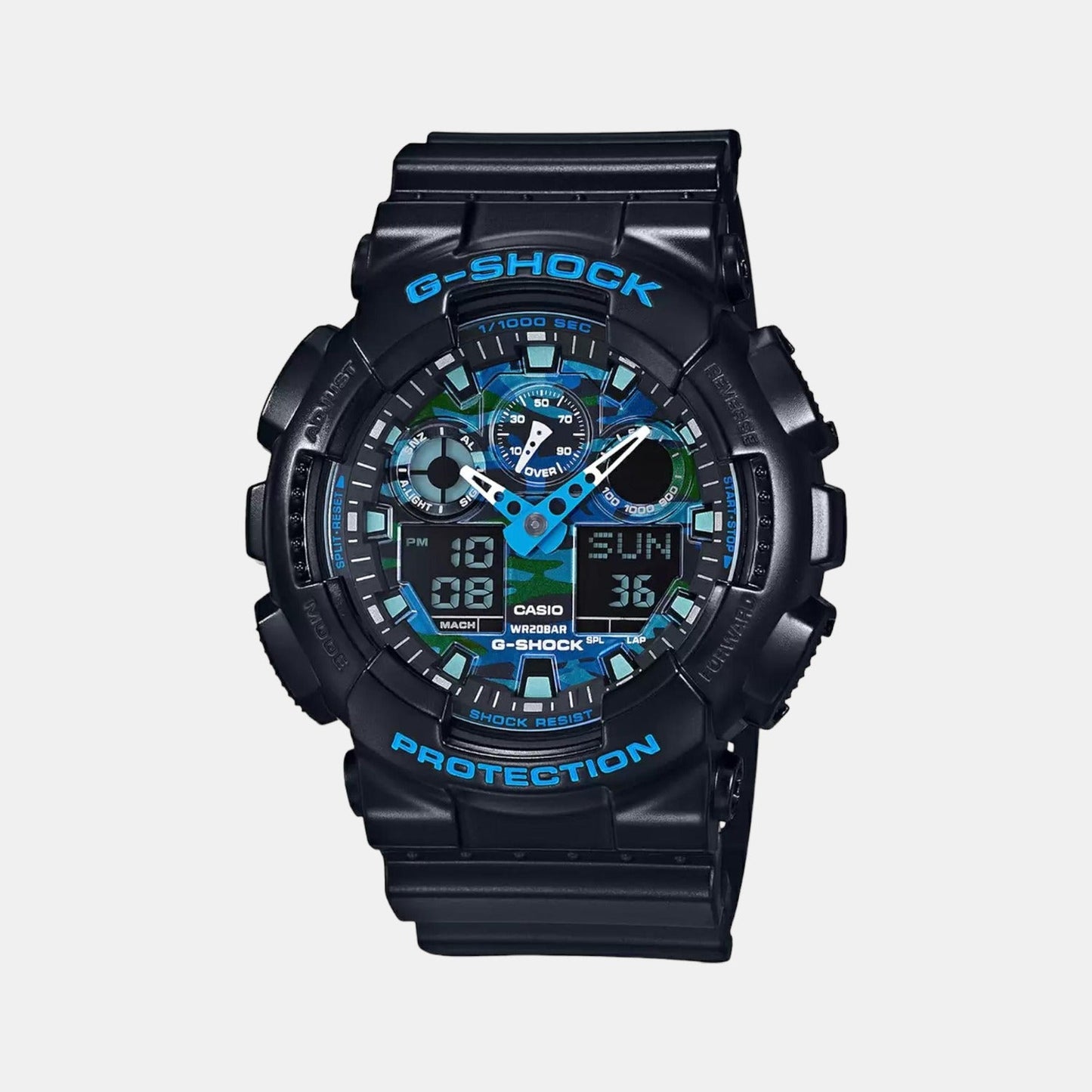 G-Shock Men Quartz Black Dial Analog-Digital Resin Watch G625