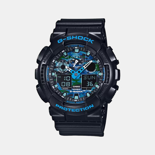 G-Shock Men Quartz Black Dial Analog-Digital Resin Watch G625