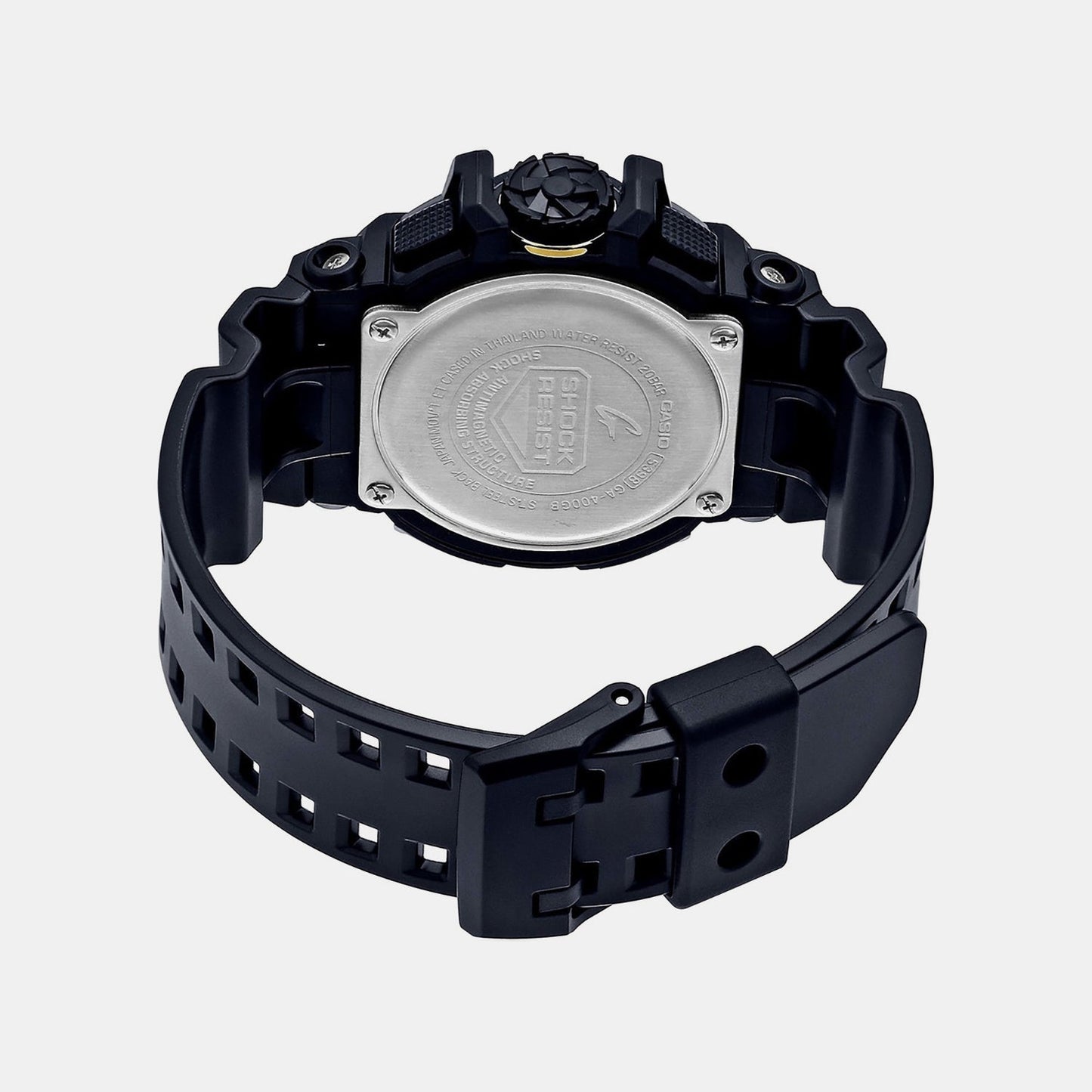 G-Shock Men Quartz Gold Dial Analog-Digital Resin Watch G651