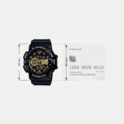 G-Shock Men Quartz Gold Dial Analog-Digital Resin Watch G651