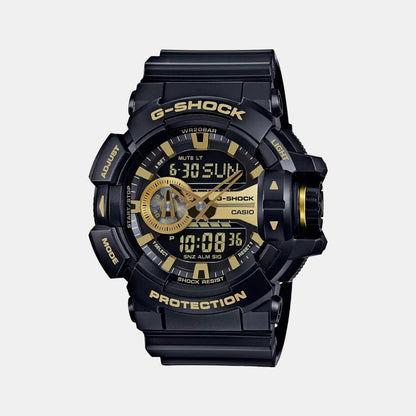 G-Shock Men Quartz Gold Dial Analog-Digital Resin Watch G651