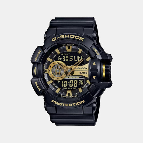 G-Shock Men Quartz Gold Dial Analog-Digital Resin Watch G651
